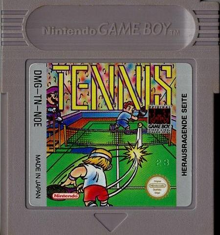 Tennis - Game Boy - Modul Vorderseite
