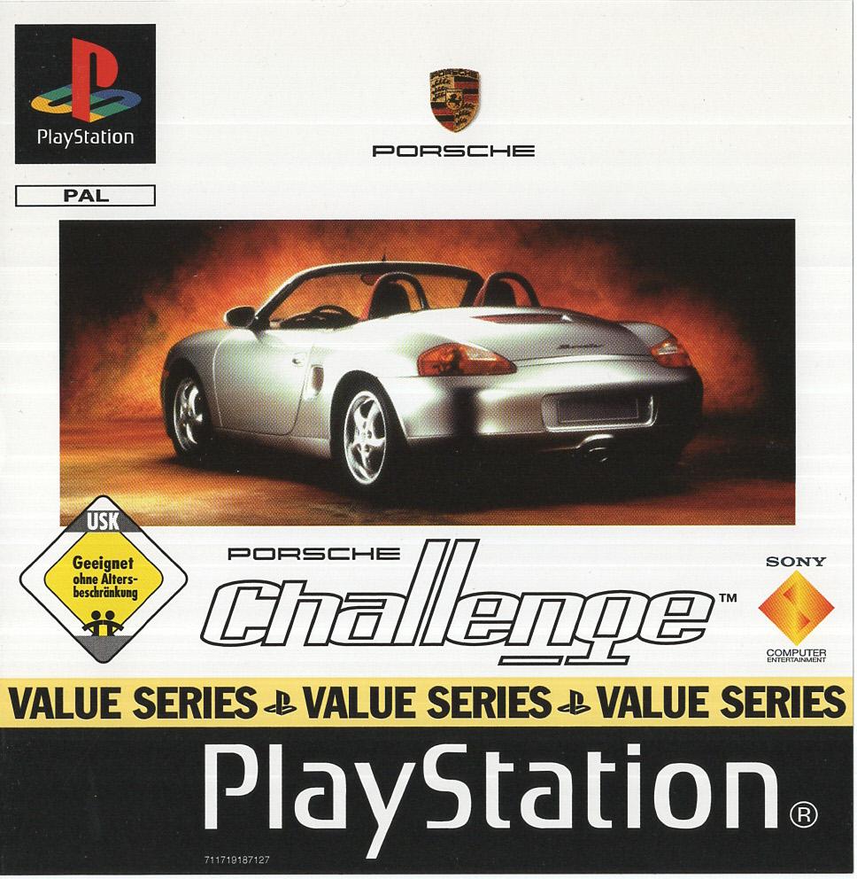 Porsche Challenge - PlayStation 1 Vorderseite