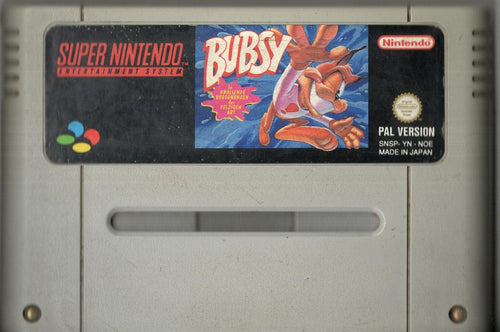 Bubsy - Super Nintendo - Modul Vorderseite