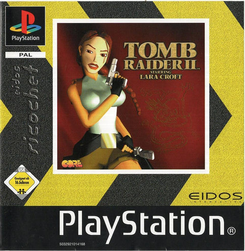 Tomb Raider II - PlayStation 1 Vorderseite