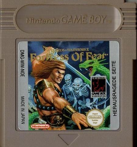 Fortress of Fear - Game Boy - Modul Vorderseite