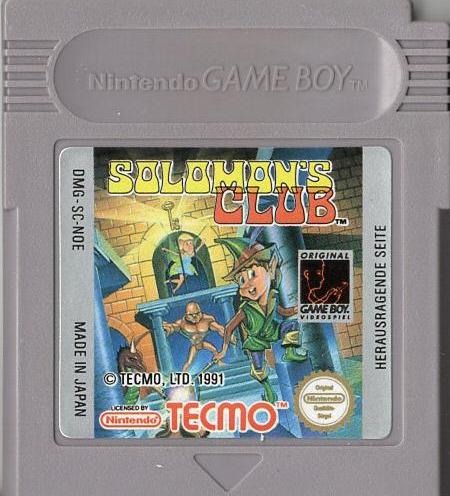 Solomon's Club - Game Boy - Modul Vorderseite
