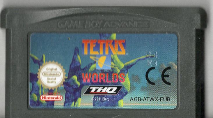 Tetris Worlds - Game Boy Advance - Modul Vorderseite