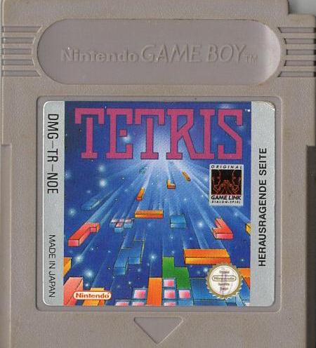 Tetris - Game Boy - Modul Vorderseite