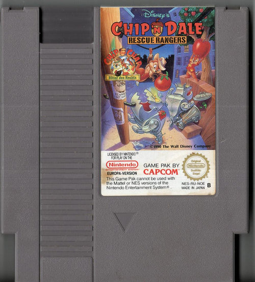 Chip 'n Dale: Rescue Rangers - Nintendo Entertainment System - Modul Vorderseite