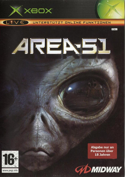 Area 51 - Xbox Vorderseite