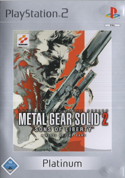 Metal Gear Solid 2: Sons of Liberty - PlayStation 2 Vorderseite