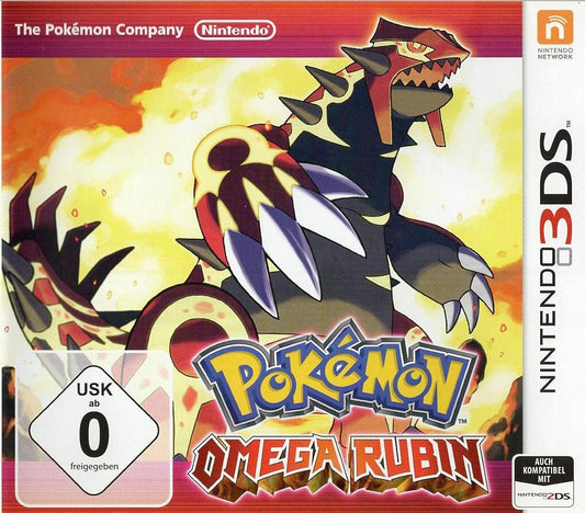 Pokémon Omega Rubin - Nintendo 3DS Vorderseite
