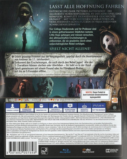 Little Hope - PlayStation 4 Rückseite