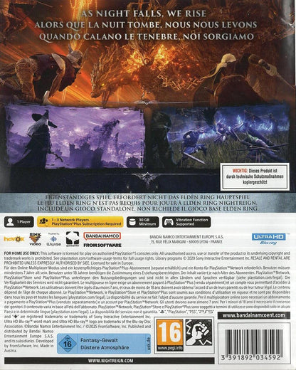 Elden Ring: Nightreign - PlayStation 5 Rückseite