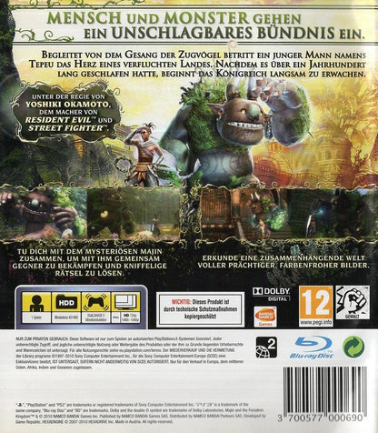 Majin and the Forsaken Kingdom - PlayStation 3 Rückseite