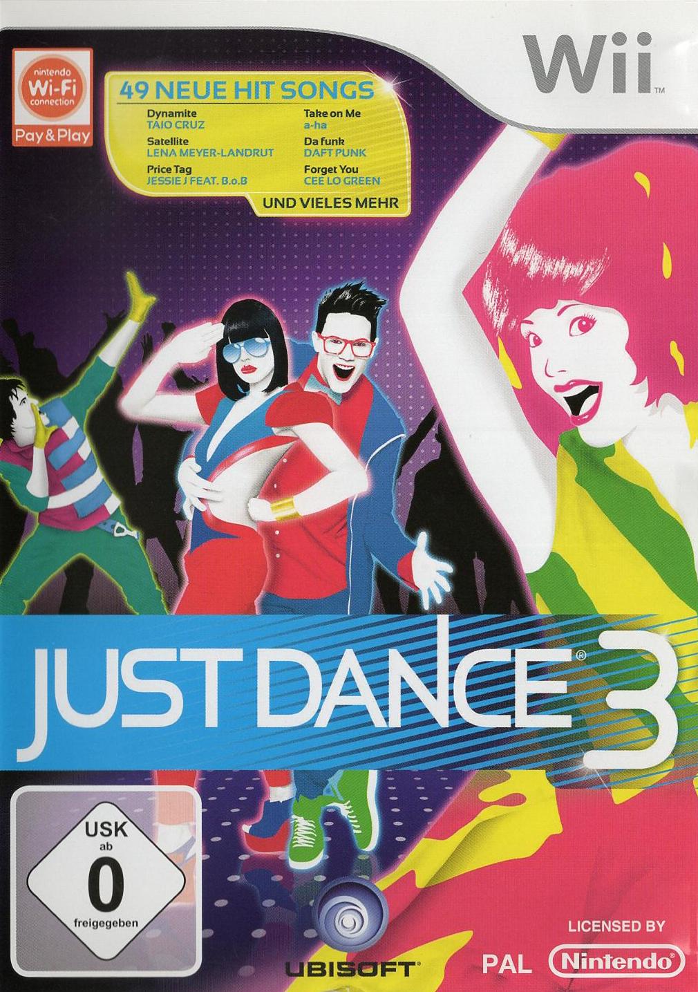 Just Dance 3 - Nintendo Wii Vorderseite