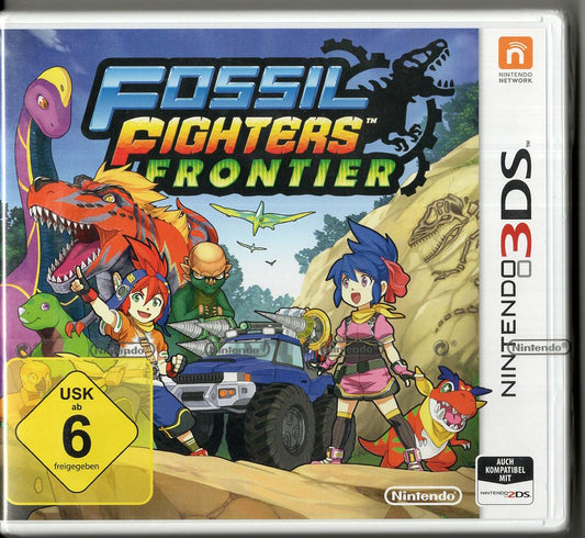 Fossil Fighters Frontier - Nintendo 3DS - Neu Vorderseite