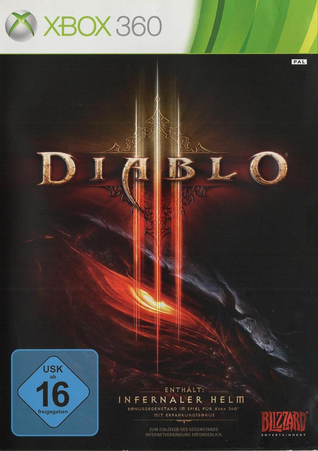 Diablo III - Xbox 360 Vorderseite
