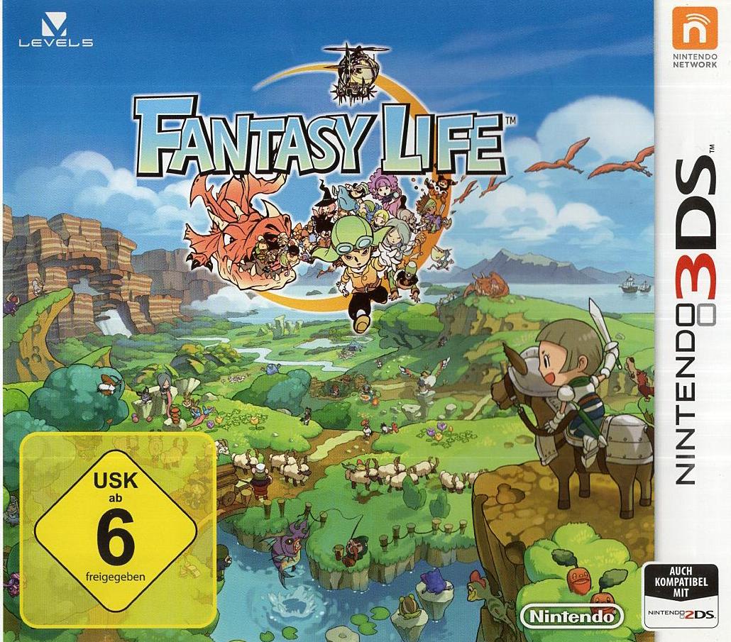 Fantasy Life - Nintendo 3DS Vorderseite