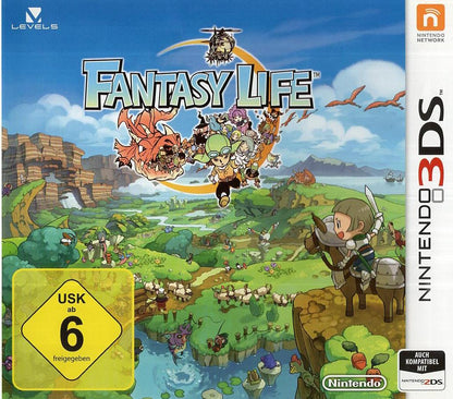 Fantasy Life - Nintendo 3DS Vorderseite