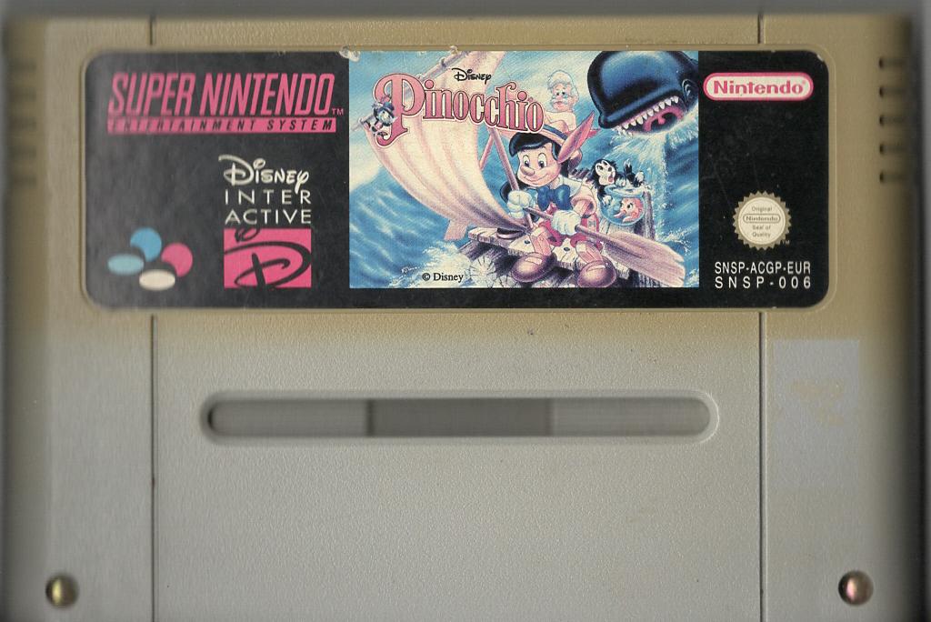 Pinocchio - Super Nintendo - Modul Vorderseite