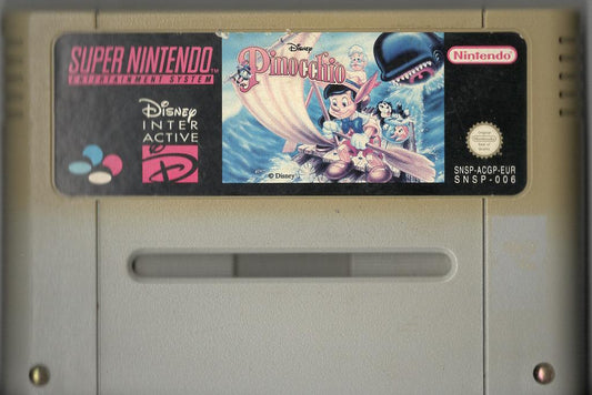 Pinocchio - Super Nintendo - Modul Vorderseite