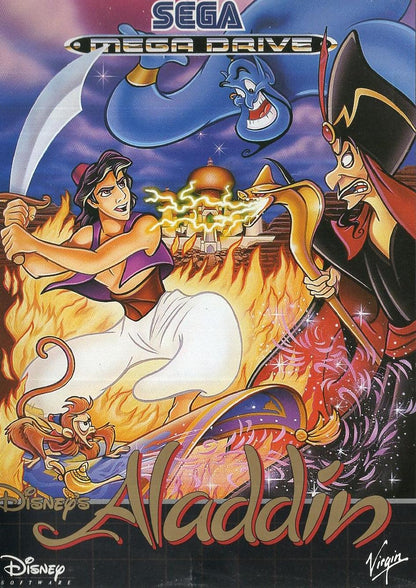 Disney's Aladdin - Sega Mega Drive Vorderseite