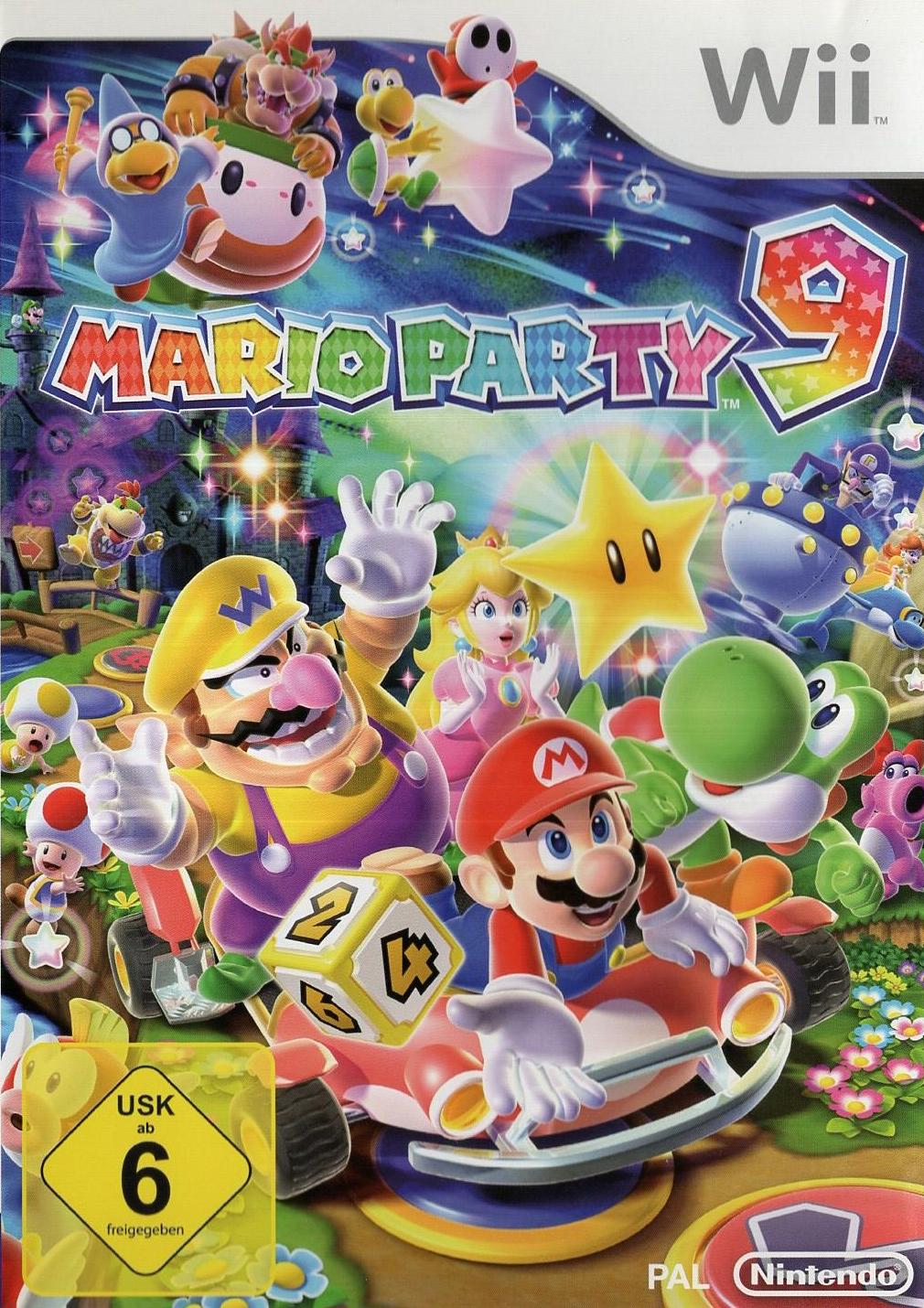 Mario Party 9 - Nintendo Wii Vorderseite