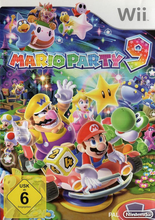 Mario Party 9 - Nintendo Wii Vorderseite