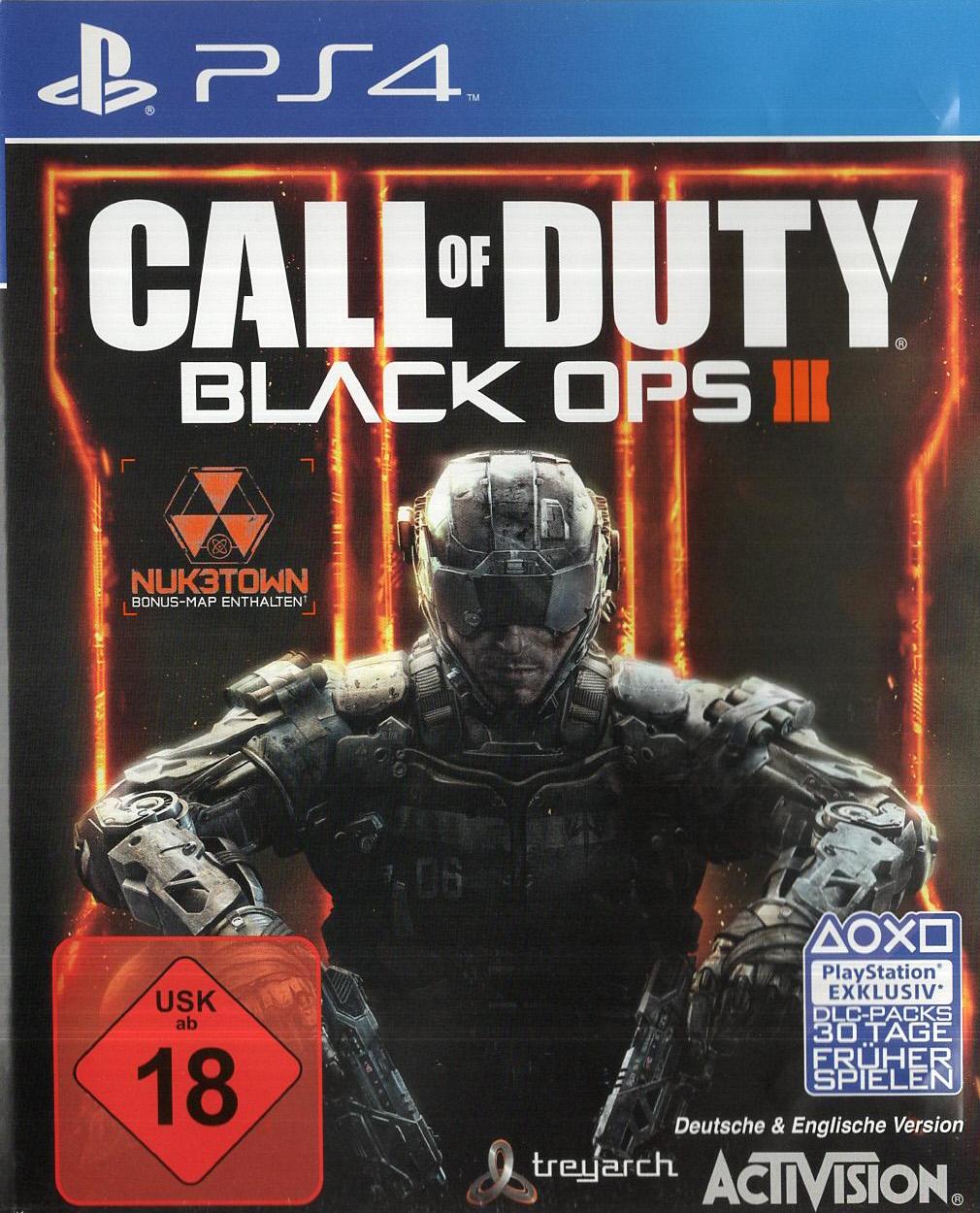 Call of Duty: Black Ops III - PlayStation 4 Vorderseite