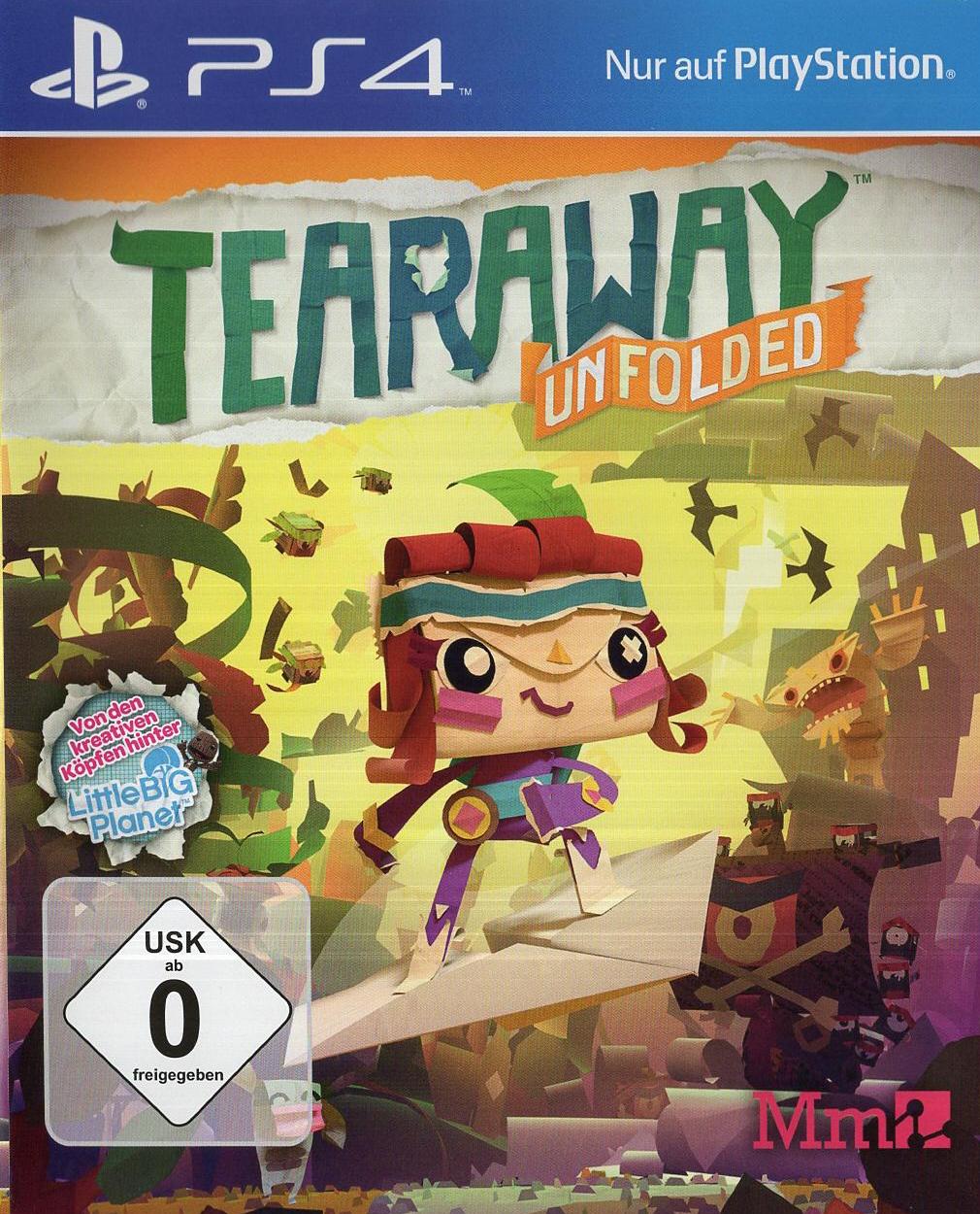 Tearaway Unfolded - PlayStation 4 Vorderseite