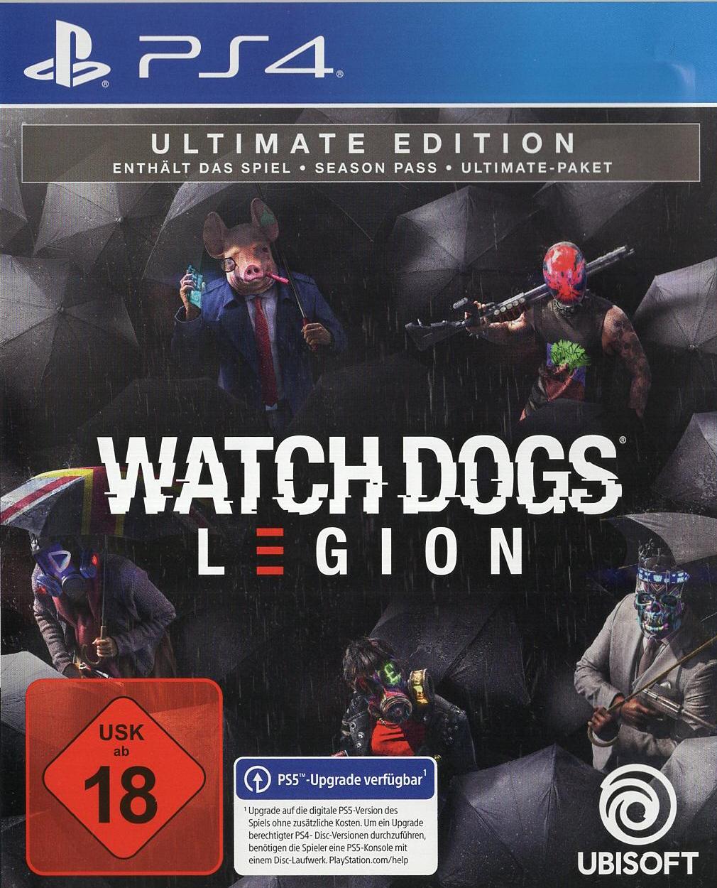 Watch Dogs Legion - PlayStation 4 Vorderseite