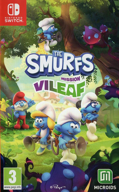 The Smurfs: Mission Vileaf - Nintendo Switch Vorderseite