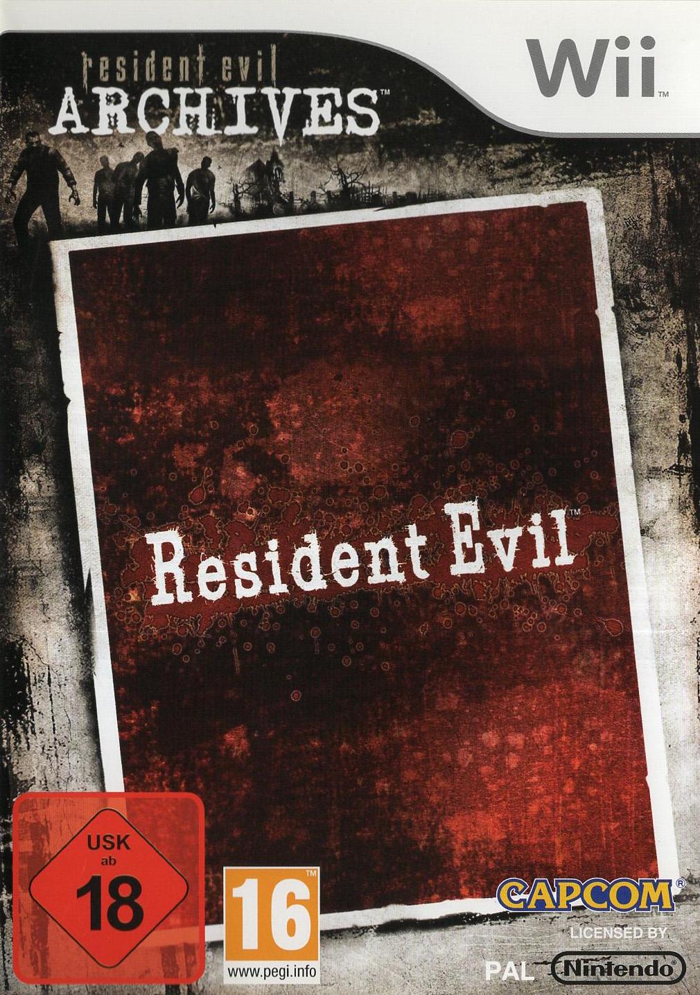 Resident Evil Archives - Nintendo Wii Vorderseite