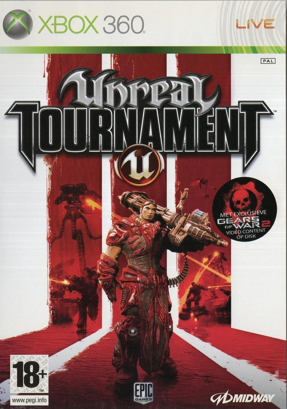 Unreal Tournament III - Xbox 360 Vorderseite