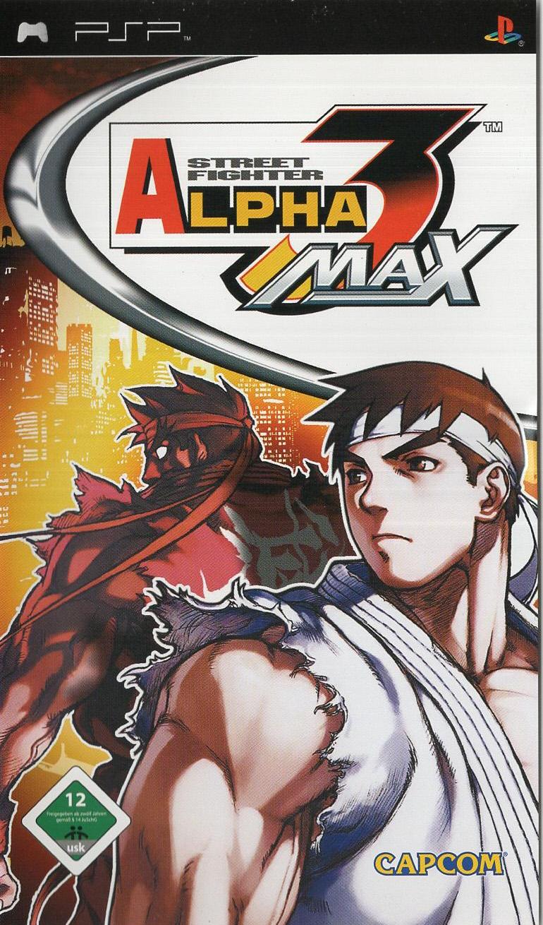 Street Fighter Alpha 3 Max - PlayStation Portable Vorderseite