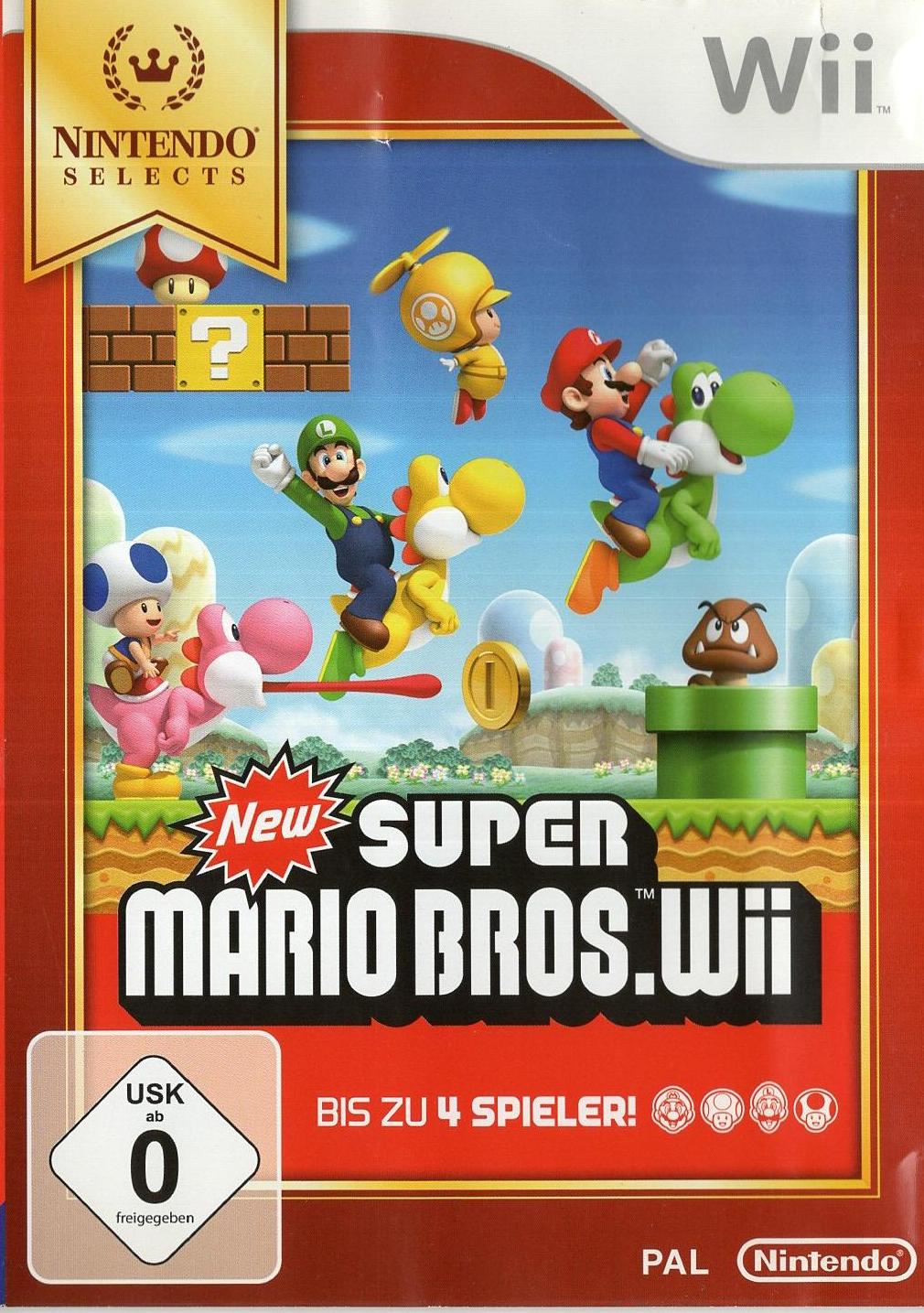 New Super Mario Bros. Wii - Nintendo Wii Vorderseite