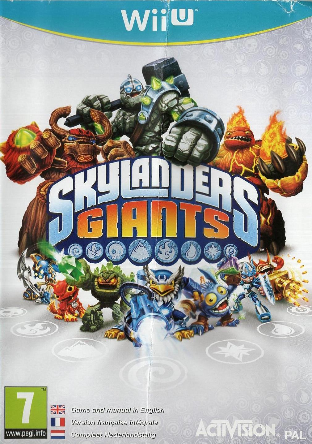 Skylanders Giants - Nintendo Wii U Vorderseite