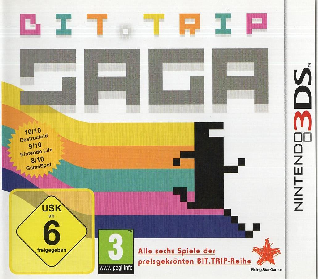 BIT.TRIP SAGA - Nintendo 3DS Vorderseite