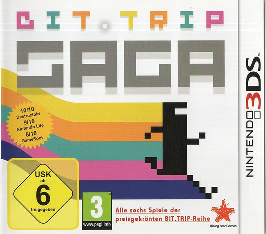 BIT.TRIP SAGA - Nintendo 3DS Vorderseite