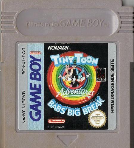 Tiny Toon Adventures: Babs' Big Break - Game Boy - Modul Vorderseite