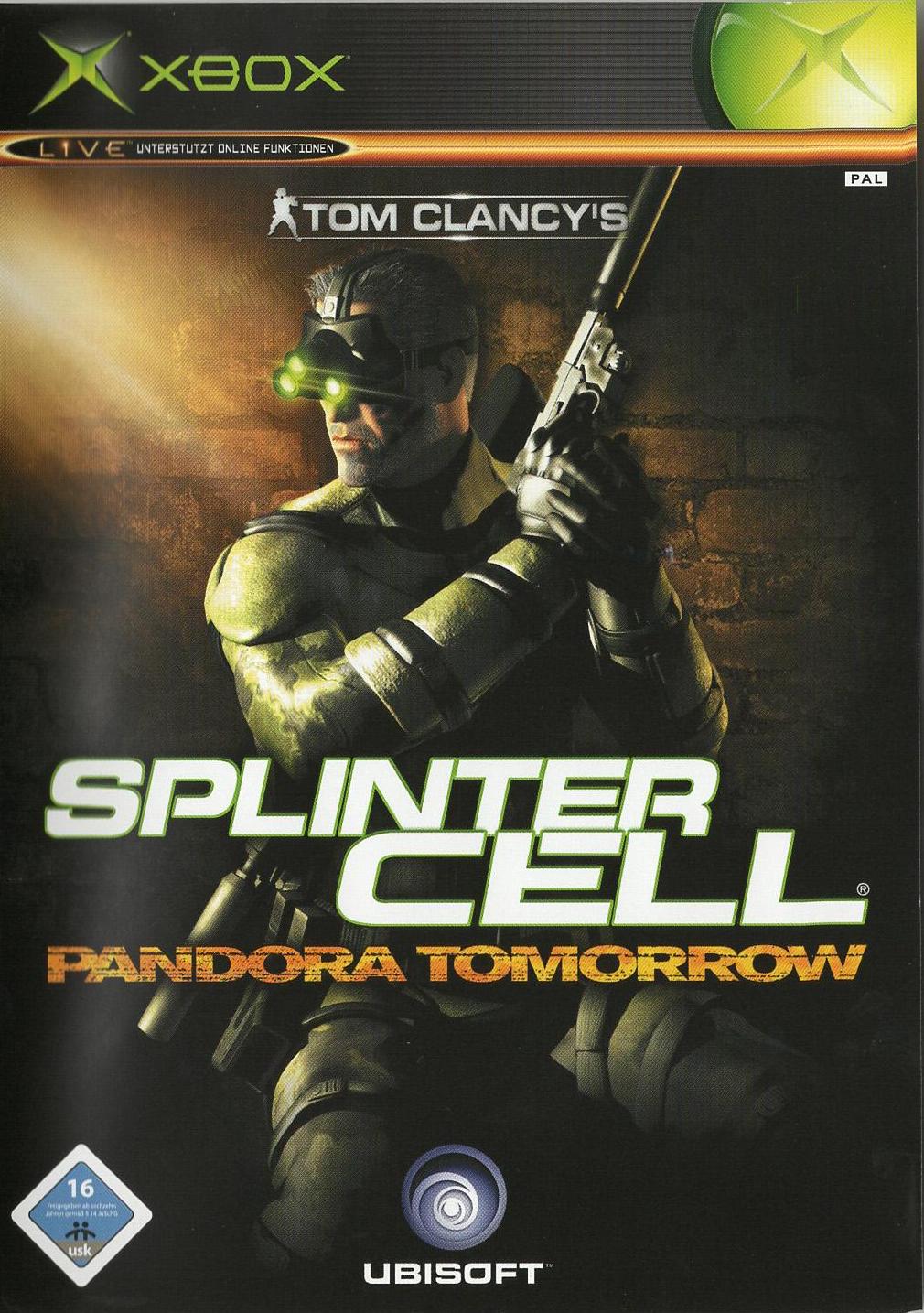 Tom Clancy's Splinter Cell: Pandora Tomorrow - Xbox Vorderseite
