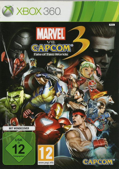 Marvel vs. Capcom 3: Fate of Two Worlds - Xbox 360 Vorderseite
