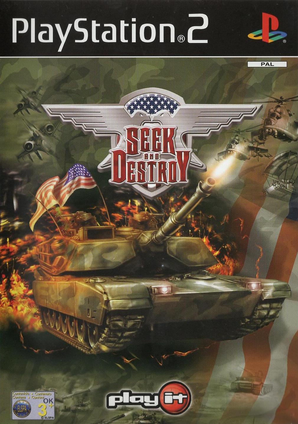 Seek and Destroy - PlayStation 2 Vorderseite