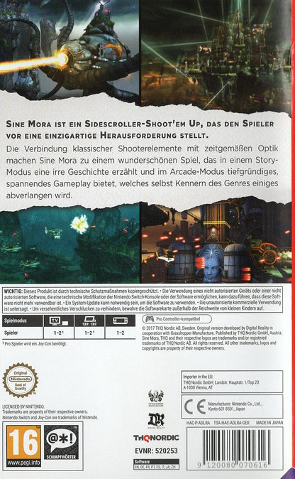 Sine Mora EX - Nintendo Switch Rückseite