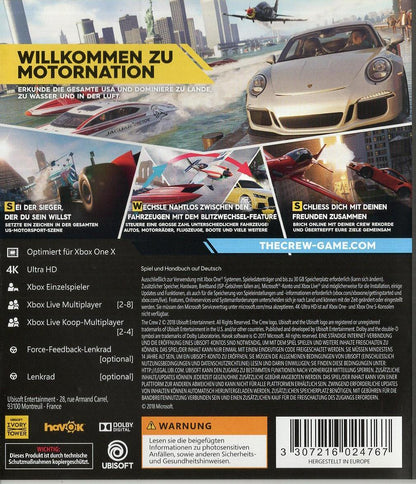 The Crew 2 - Xbox One Rückseite