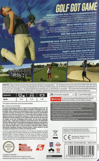 PGA Tour 2K21 - Nintendo Switch Rückseite