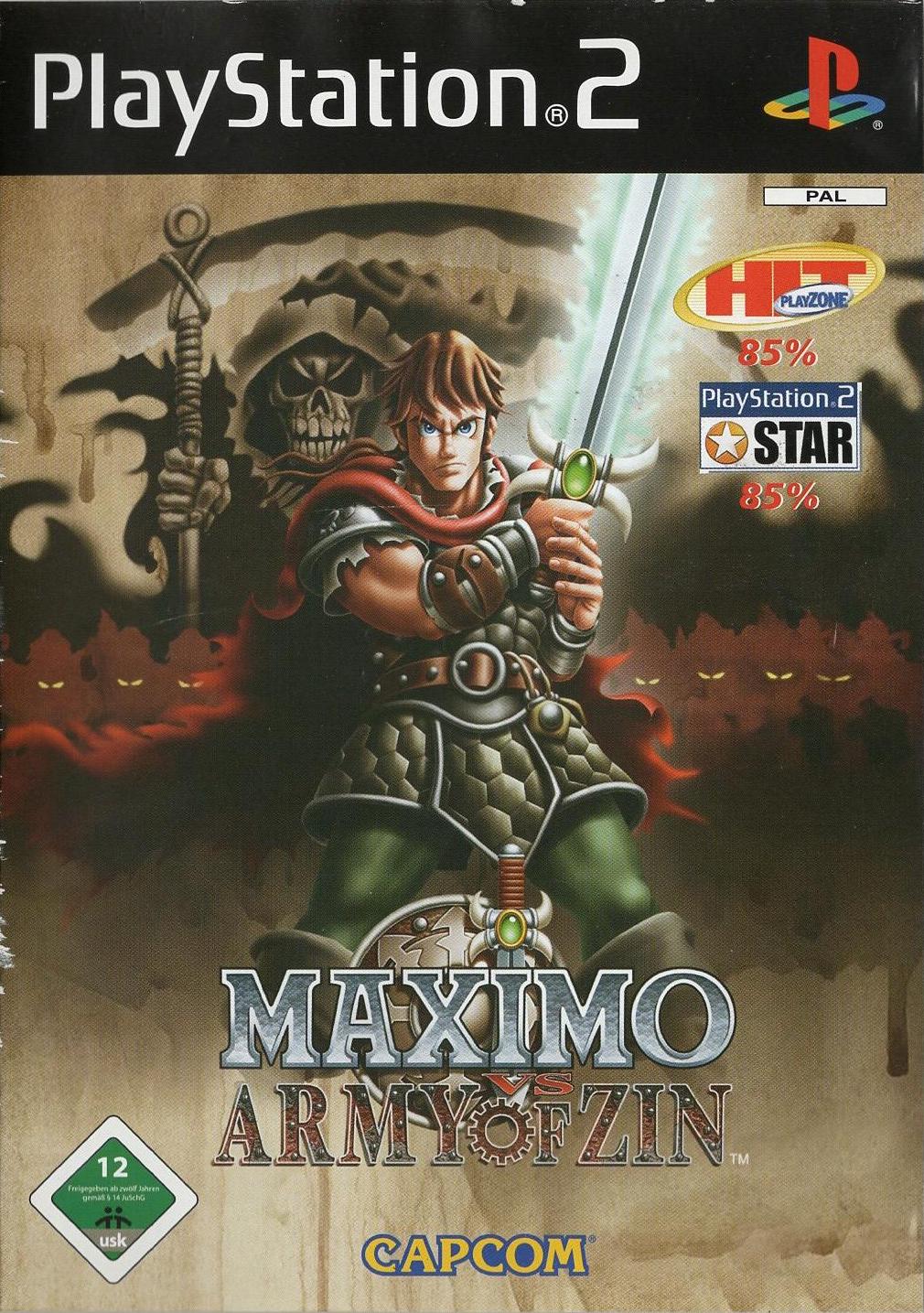 Maximo vs Army of Zin - PlayStation 2 Vorderseite