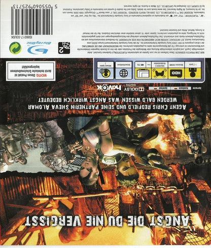 Resident Evil 5 - PlayStation 3 Vorderseite
