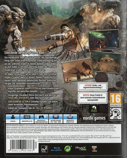 Arcania: The Complete Tale - PlayStation 4 Rückseite
