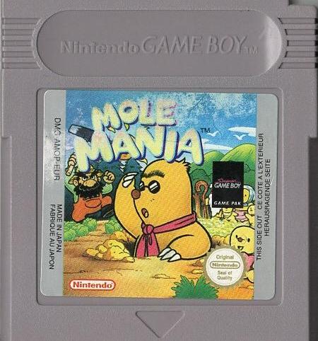 Mole Mania - Game Boy - Modul Vorderseite