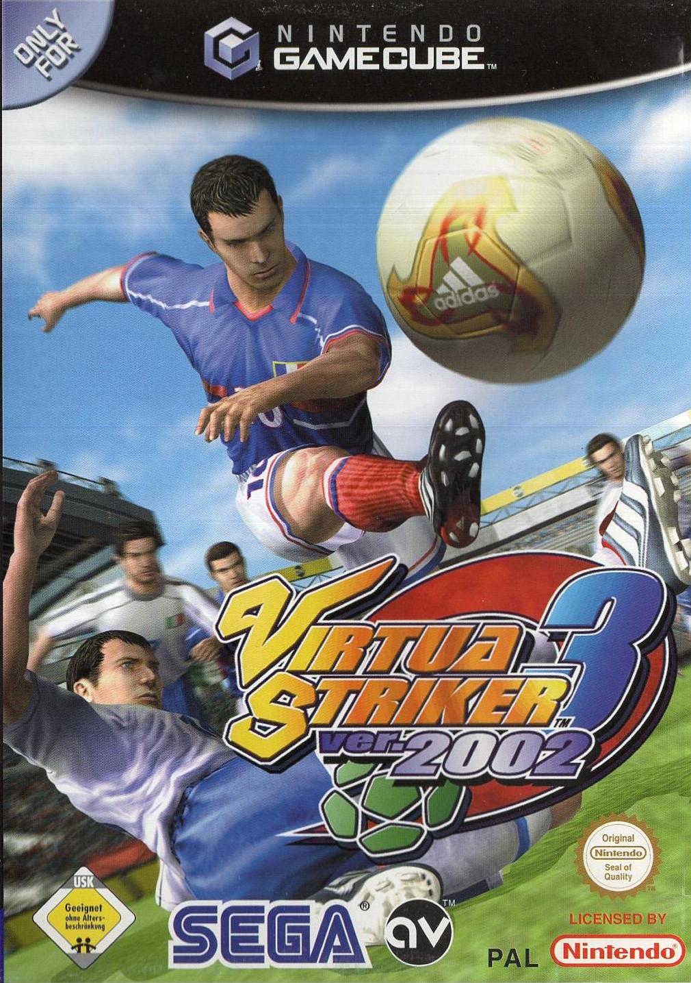 Virtua Striker 3 ver.2002 - Nintendo GameCube Vorderseite
