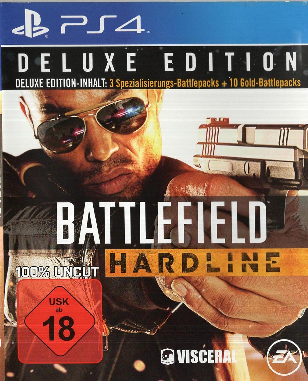 Battlefield Hardline - PlayStation 4 Vorderseite