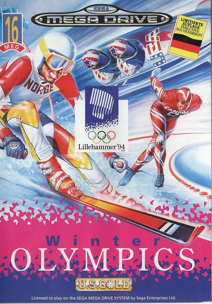 Winter Olympics - Sega Mega Drive Vorderseite